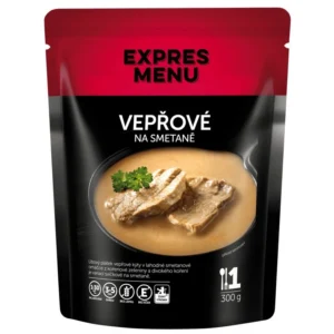 Bravčové stehno na smotane EXPRES MENU 1 porcia